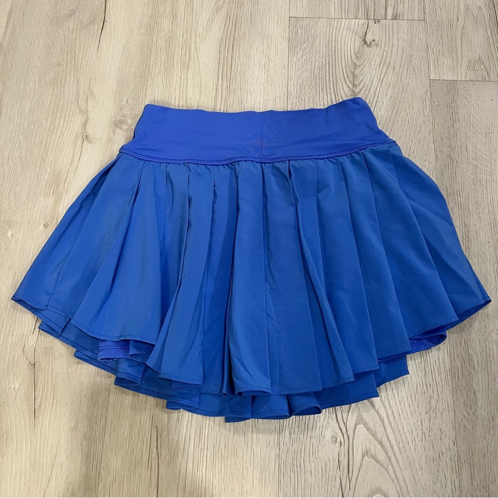 Aerie Pleated Tennis Skirt Blue